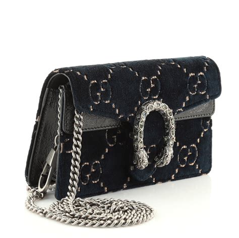 gucci dionysus super mini black velvet|dionysus handbags.